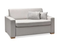 sofa milo popielaty tkanina, podstawa buk