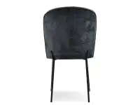 krzesło olta grafitowy welur, podstawa czarny