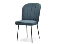Produkt: krzesło olta szary granat tkanina, podstawa czarny