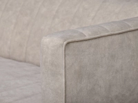 sofa roni piakowy tkanina, podstawa chrom
