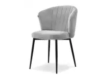 Produkt: krzesło zita szary tkanina, podstawa czarny
