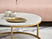 stolik-kawowy kodia-xl szary-marmur,podstawa złoty