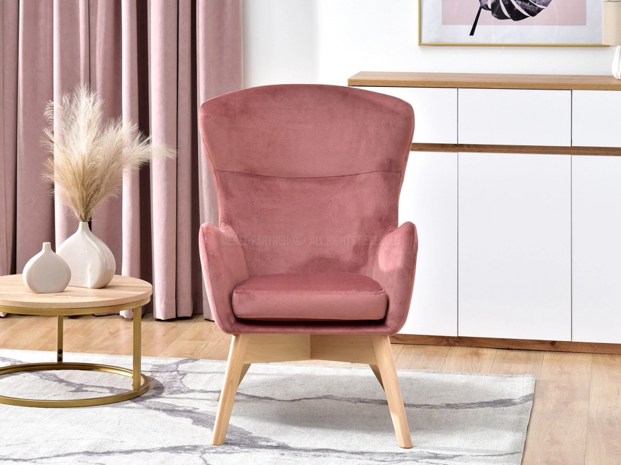 fotel Luka w aranżacji pokoju dziecięcego, podkreślający styl glamour