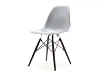 Produkt: Krzesło mpc wood szary tworzywo, podstawa czarny