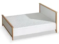 Produkt: System bjorg bg13 łóżko dwuosobowe biały-dąb