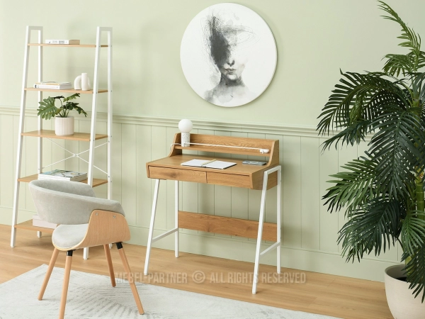 Minimalistyczne biurko w kolorze białym - elegancja w prostocie