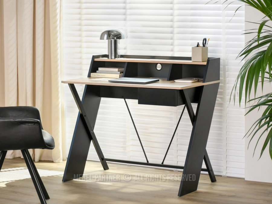 Biurko 100 cm z nadstawką - produkt ponadczasowy