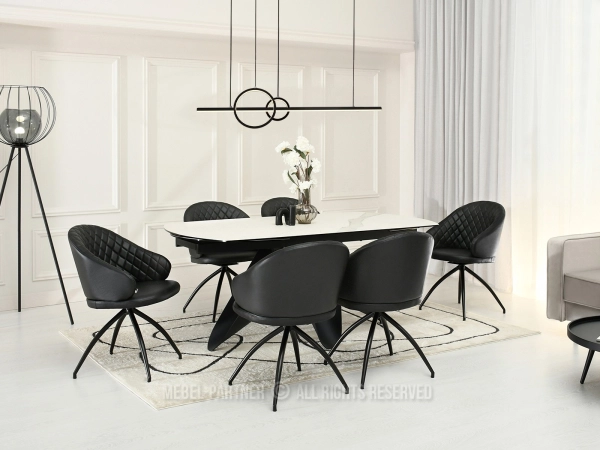 Czarne krzesła do jadalni - elegancja i styl