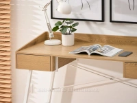 DĘBOWE biurko z szufladami w stylu skandynawskim ESLOV - wyjątkowe biurko do pracy