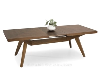 Elegancki stół rozkładany do jadalni 300 cm NOBELIS ORZECH - stół z 1 wkładką, rozmiar 250cm