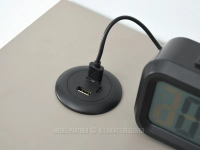 Elektryczne biurko podnoszone OTSO 100 BEŻ - CZARNY - port USB
