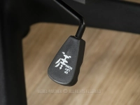 Ergonomiczny fotel do pracy z siatki mesh DAREN CZARNY - regulacja wysokości 