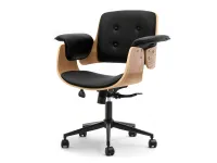 Produkt: Fotel-biurowy duck dąb-czarny, podstawa czarny