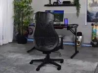 Fotel do komputera IPOWER CZARNO-SZARY dla graczy - wygodny fotel 