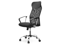 Produkt: Fotel biurowy oslo czarny mesh, podstawa chrom