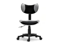 Produkt: Fotel biurowy cat czarny-szary, podstawa chrom