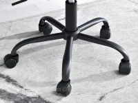 Krzesło do komputera z podłokietnikami MERLIN ZŁOTY - CZARNY - krzesło na kółkach