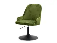 Produkt: fotel mio-ring zielony tkanina, podstawa czarny