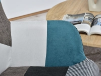 Fotel ze wzorem NURIA PATCHWORK 4 - nogi BUK - detale
