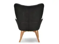 Fotel ze wzorem NURIA PATCHWORK 4 - nogi BUK - tył