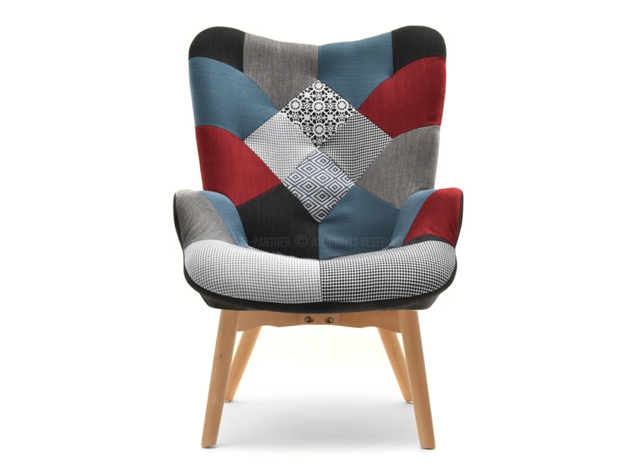 Wymiary fotela Nuria Patchwork 1