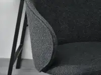 fotel sensi-move czarny tkanina, podstawa czarny