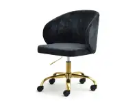 Produkt: fotel sensi-move czarny welur, podstawa złoty