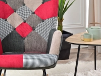 Fotel bujak SIBIL PATCHWORK 3 - BUK - detale