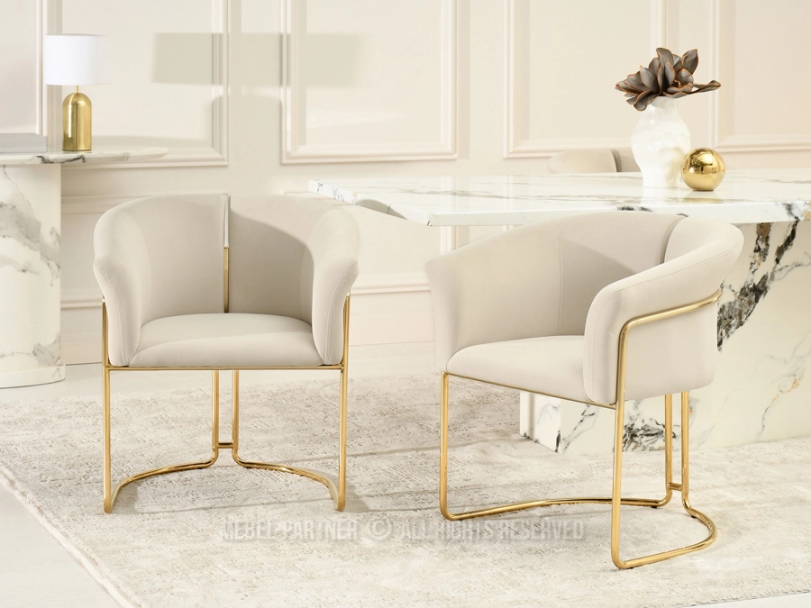 Designerskie kubełkowe krzesło do jadalni - połączenie elegancji, komfortu i nowoczesnego designu