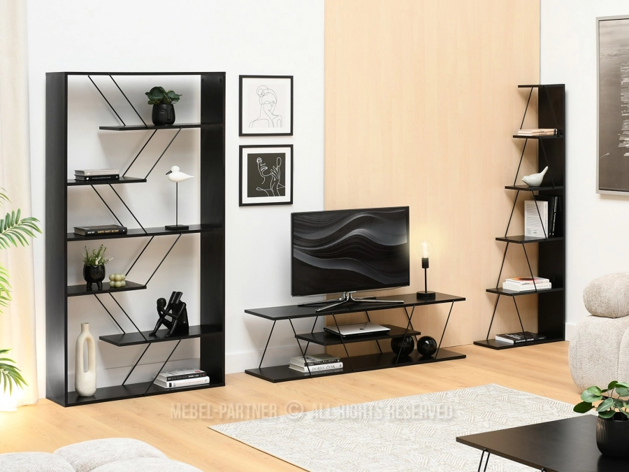 Komplet mebli do wnętrza w stylu industrialnym