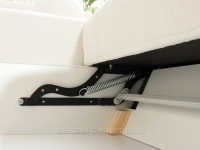 Narożnik rozkładany do salonu MEIYA KREM BOUCLE - mechanizm