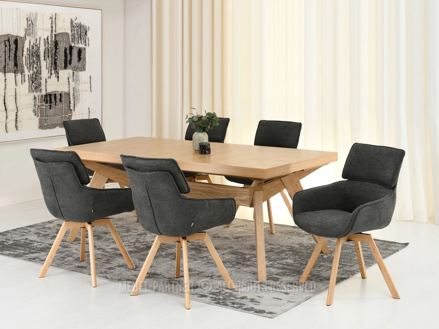 Krzesło do jadalni grafitowe – do jakich wnętrz pasuje najlepiej?
