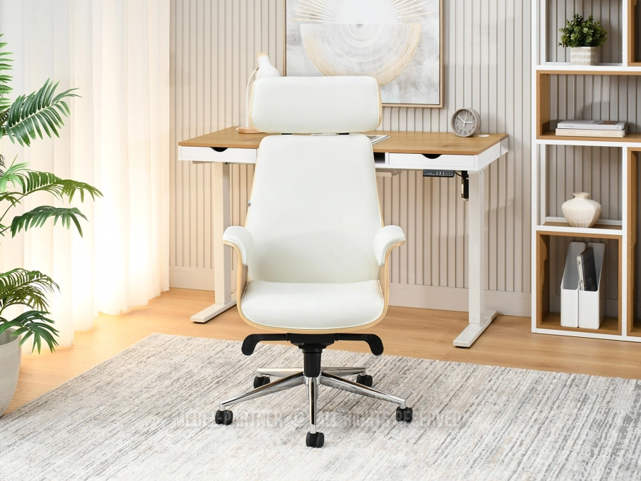 Elegancki fotel tapicerowany do domowego gabinetu
