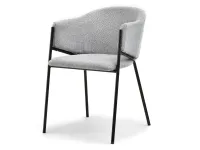 Produkt: Krzesło cloe szary tkanina, podstawa czarny