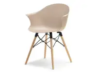 Produkt: Krzesło cloud wood beżowy tworzywo, podstawa buk