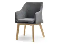 Produkt: krzesło dori-wood ciemnoszary tkanina, podstawa buk