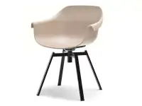 Produkt: Krzesło elephant rot beżowy tworzywo, podstawa czarny
