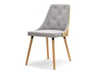 Produkt: Krzesło magnum dąb-szary tkanina, podstawa dąb