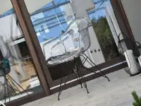 Produkt: Krzesło tarasowe mpa rod transparentny tworzywo, podstawa czarny
