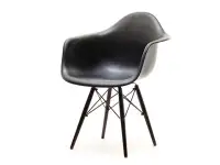 Produkt: Krzesło mpa wood czarny tworzywo, podstawa czarny