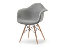 Produkt: Krzesło mpa wood tap szary welur, podstawa buk