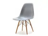 Produkt: Krzesło mpc wood szary tworzywo, podstawa buk