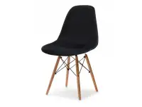 Produkt: Krzesło mpc wood tap czarny welur, podstawa buk