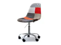 Produkt: Krzesło obrotowe mpc move tap patchwork 1 tkanina, podstawa chrom
