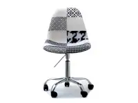 Obrotowe krzesło tapicerowane MOP MOVE TAP patchwork 2 - przód