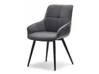 Produkt: Krzesło reja szary tkanina antic, podstawa czarny