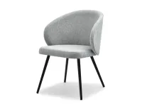 Produkt: krzesło sensi szary-melanż tkanina, podstawa czarny