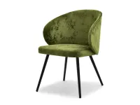 Produkt: krzesło sensi zielony welur, podstawa czarny