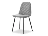 Produkt: Krzesło skal szary tkanina, podstawa czarny