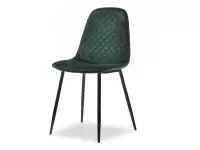 Produkt: Krzesło skal zielony welur, podstawa czarny